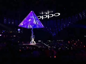 OPPO演唱会——矩形阵列LED全息屏幕